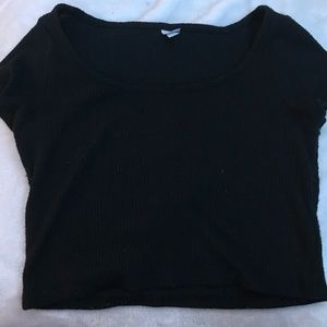 Black crop top